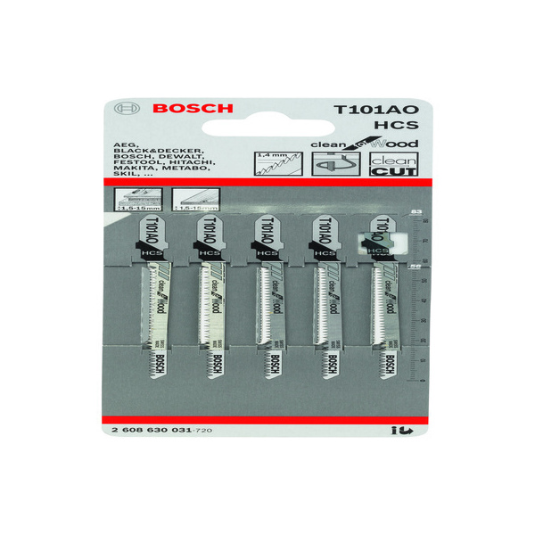 Bosch Pk/5 T101AO Jigsaw Blade 2608 630 031 T