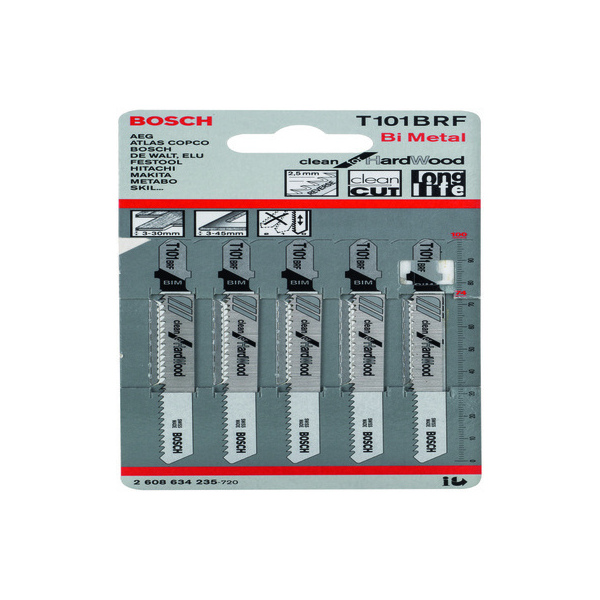 Bosch Pk/5 T101BRF Jigsaw Blade 2608 634 235