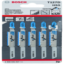 Bosch T127D Special For Alu Jigsaw Blades 5 Pack