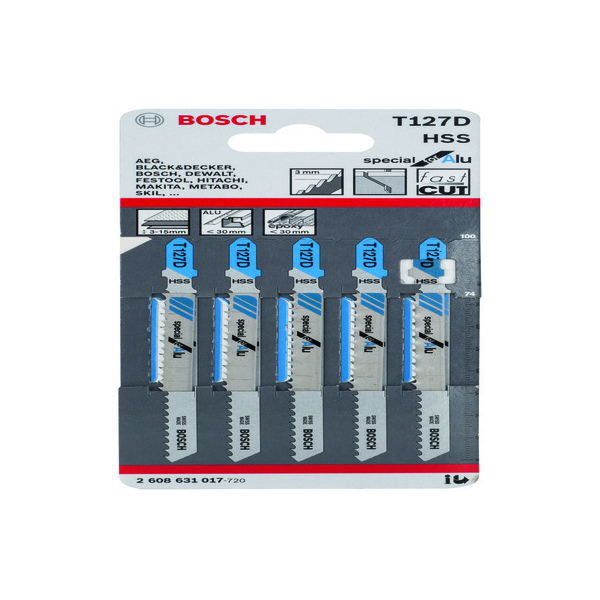 Bosch Pk/5 T127D Jigsaw Blade 2608 631 017 T